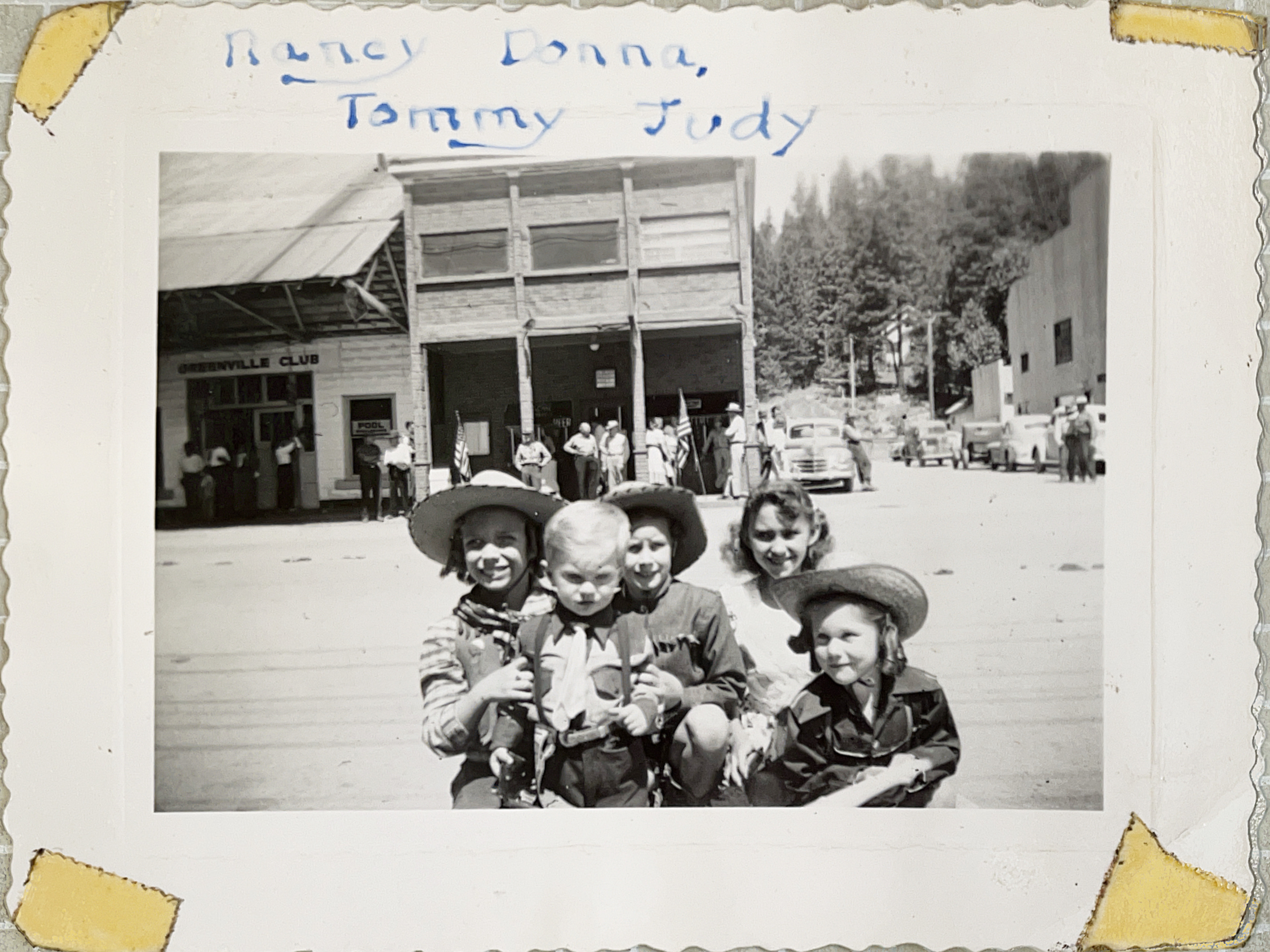 Tom Rahn and his siblings attending Gold Diggers in the 1940s